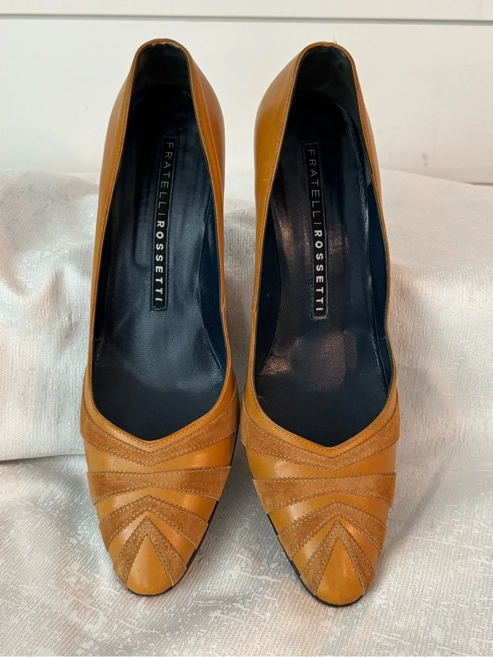Fratelli Rossetti - Vintage Leather heals camel color